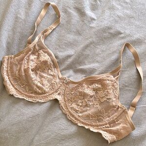 Montelle Lace Bra 32E - Tan